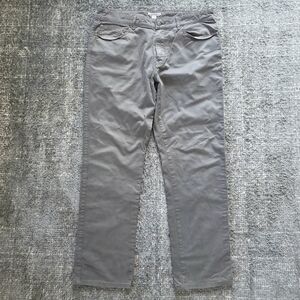 Peter Millar 5-Pocket Stretch Pants Men’s 36 Gray Cotton Spandex Casual Golf